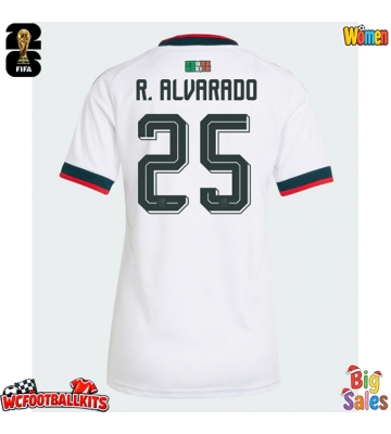 Mexico Roberto Alvarado #25 Replica Away Stadium Shirt for Women World Cup 2026 Short Sleeve